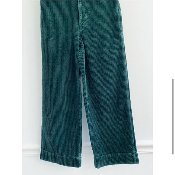 Madewell • Corduroy Slim Emmett Wide Leg Crop Pants - Picture 4 of 10